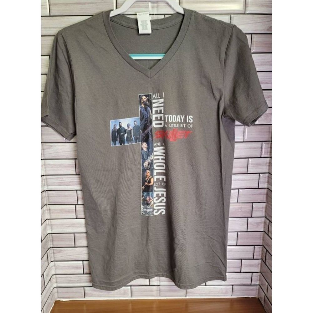 Gray Skillet T-shirt Size Small #A95
